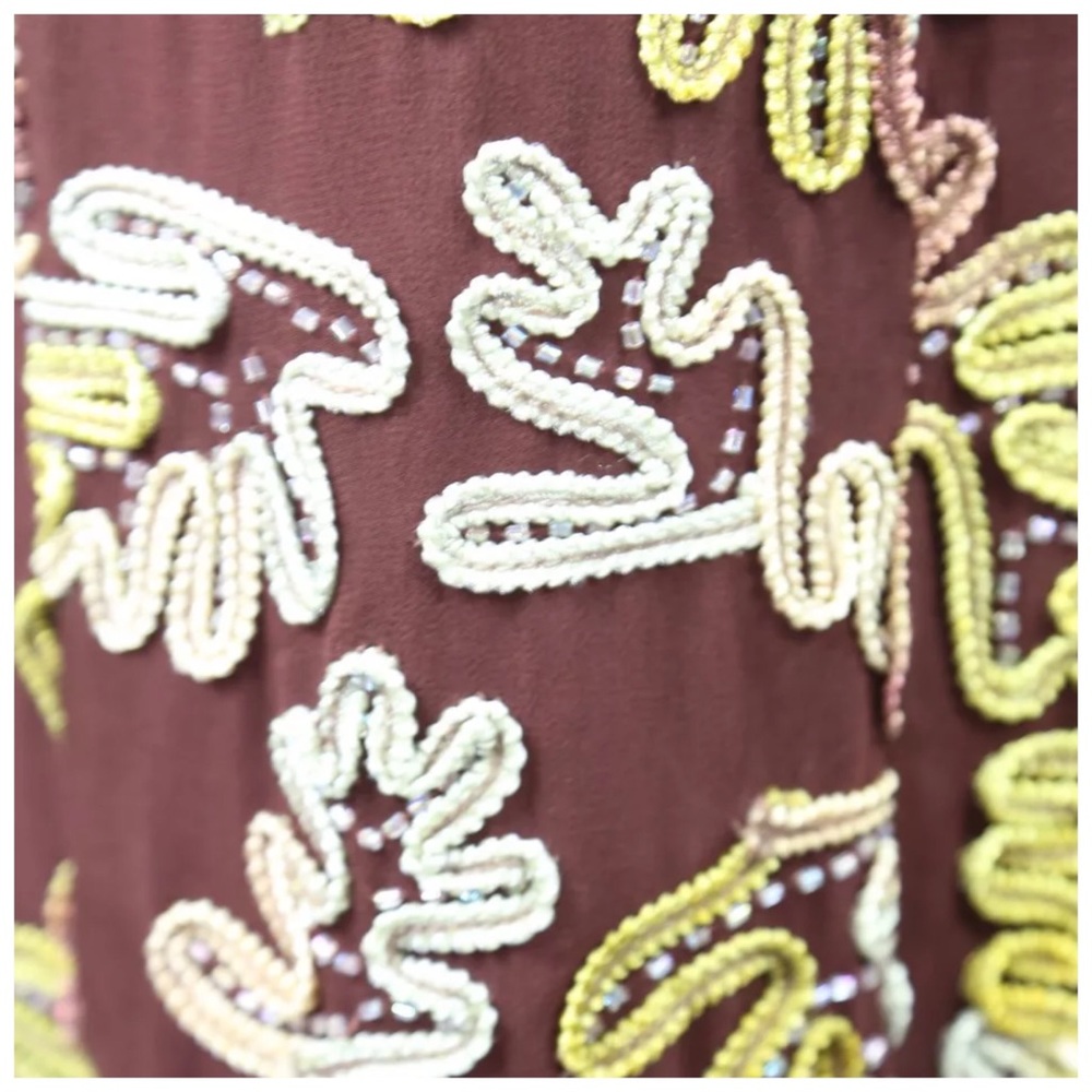 Di Vita Designer Hand Beaded Gorgeous Skirt - Picture 8 of 14